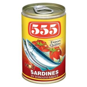 PH SARDINE 555 TOMATO HOT 155G