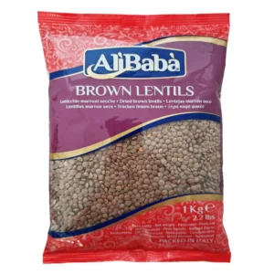 ALIBABA BROWN LENTILS 10X1KG