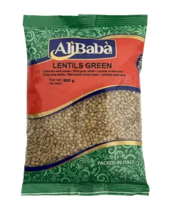 ALIBABA  GREEN LENTILS  500gr