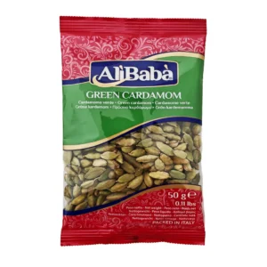 ALIBABA GREEN CARDAMON WHOLE 50gr