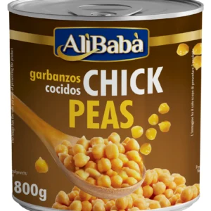 ALIBABA CHICKPEAS CANNED BOILED 12X800G
