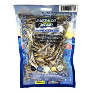 SMERALDO DRIED ANCHOVI HEAD ON 150G