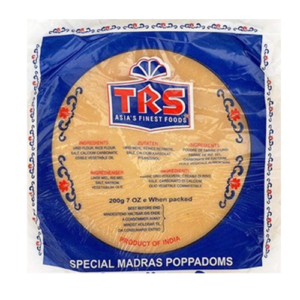 TROPIC PAPADOMS PLAIN 200gr