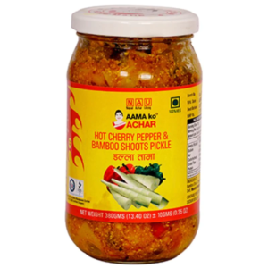 AAMA KO  HOT CHERRY & BAMBOO SHOOTS PICKLES 380G