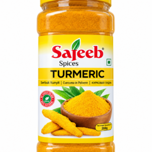 SAJEEB TURMERIC POWDER PLASTIC JAR 200G