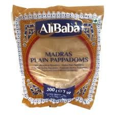 ALIBABA PAPADOMS PLAIN 200gr