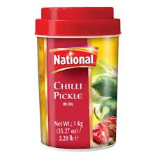 NATIONAL CHILLI  PICKLES 1KG