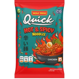 WAI WAI HOT & SPICY  NOODLES 100G