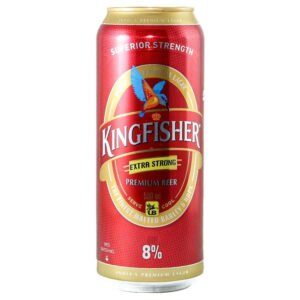 KINGFISHER BEER CAN 500ML WITH 8% ALC