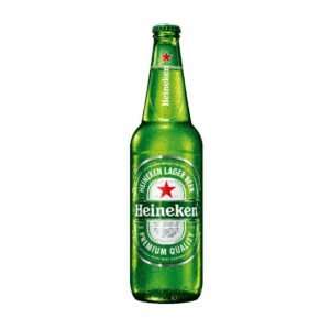HEINEKEN BEER 650ML IN GLASS BOTTLE WITH 5% ALC