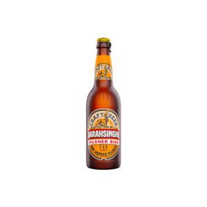 BARAHSINGHE PLISNER BEER IN GLASS  BOTTLE 330ML  WITH 5% ALC