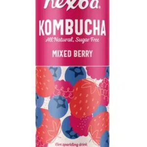 KABUCHA ALL NATURAL SUGAR FREE MIXED BERRY 330ML