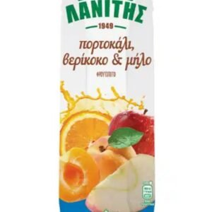 LENITIS ORANGE, APRICOT APPLE MIX JUICE 100ML