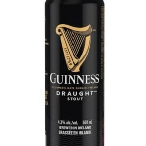 GUINESS DRAUGHT STOUT BEER IN CAN 500ML 4.2% ALC