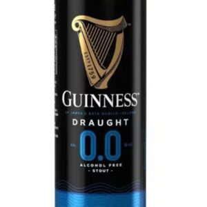 GUINESS DRAUGHT STOUT BEER IN CAN 500ML 0.0% ALC