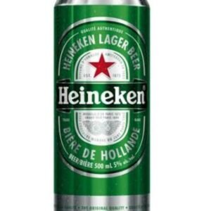 HEINEKEN BEER 500ML IN CAN WITH 5% ALC