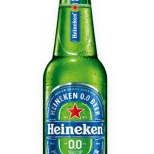 HEINEKEN BEER 330ML IN GLASS BOTTLE WITH 0.0%  ALC