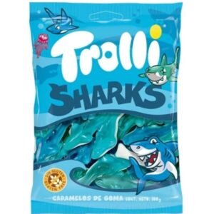 TROLLI SHARKS 100GM