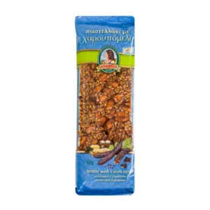 AMALIA BRITTLE WITH CAROB SYRUP 65GM