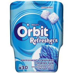 ORBIT RESHMENT PEPPERMINT GUM 67GM