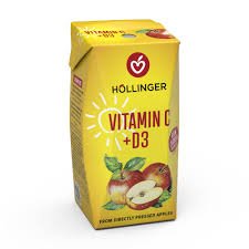 HOLLINGER VITAMIN C +D3 JUICE 200ML