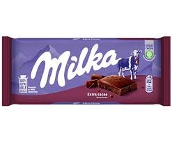 MILKA EXTRA CACAO CHOCOLATE 90GM