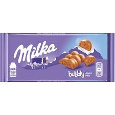 MILKA BUBBLY CHOCOLATE 90GM