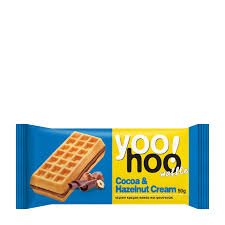 YOHO HOO HAZALENUT CREAM WAFFLE 50GM