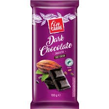 FIN CARRE DARK CHCOLATE SMOOTH WITH 50% COCOA 100GM