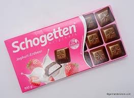SCHOGETTEN ORGINALS YOGHURT STRAWBERRY CHOCOLATE 100GM
