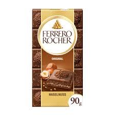 FERRERO ROCHER HAZALENUT MILK CHCOLATE 90GM