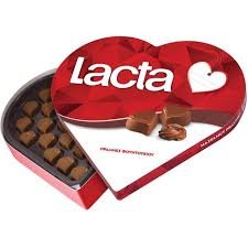 LACTA HAZALENUT PRALINES WITH HEART 165 GM