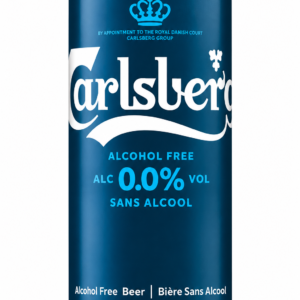 CARLSBERG BEER IN CAN  330ML WITH 0.0% ALC