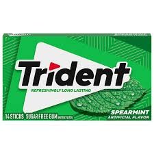 TRIDENT SPAREMINT GUM