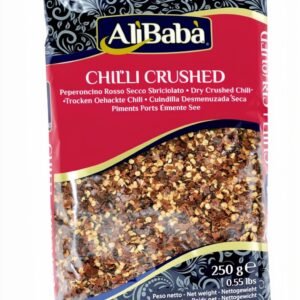 Alibaba chilli crushed 250gm