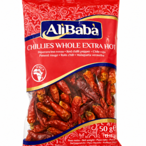 Alibaba Chillies whole Extra Hot 50gm