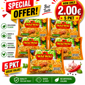 Spacial offer wai wai (2.00€ 5pkt)