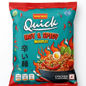 Wai Wai Quick hot and spicy noodles 100gm
