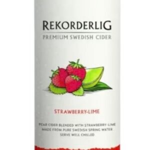 Rekorderling cider Beer strawberry lime 4.5% Alcohol 500ml