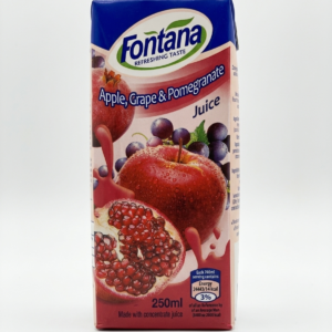 Fontana 3 fruit mix (apple,grape,pomegranate) juice 250ml