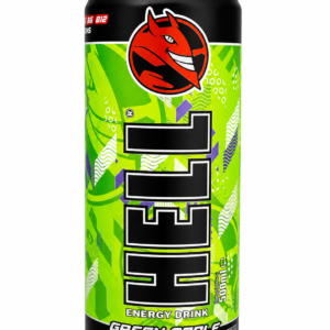 HELL Green Apple 500ml energy drink