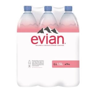 Evian Mineral water 6 x 1.5 ltr
