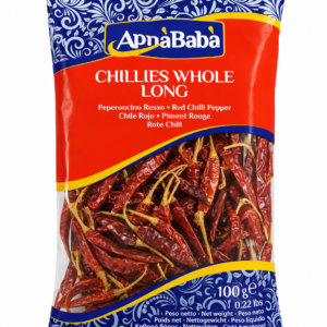 Apnababa Chillies Whole Long 100 gm