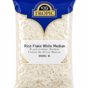 KRG Rice Flakes White Medium 300 gm