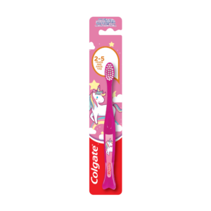 Colgate kids toothbrush pink/unicorn (2-5) yrs 1piece