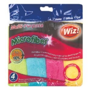 Wiz Multi-Purpose Microfiber Cloth 4 piece