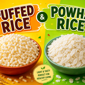PUFFED AND POWHA RICE