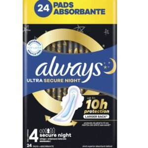 Always Ultra Secure Night sanitary pads (Size 4) 6 pcs