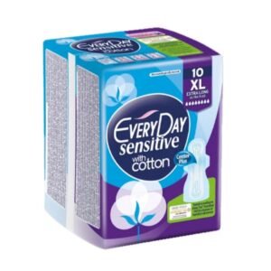EveryDay Sensitive with Cotton Super Ultra Plus sanitary pad 10 pcs